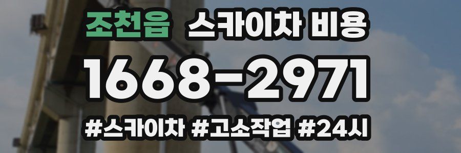 조천읍 스카이차 비용