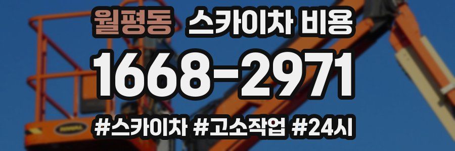 월평동 스카이차 비용