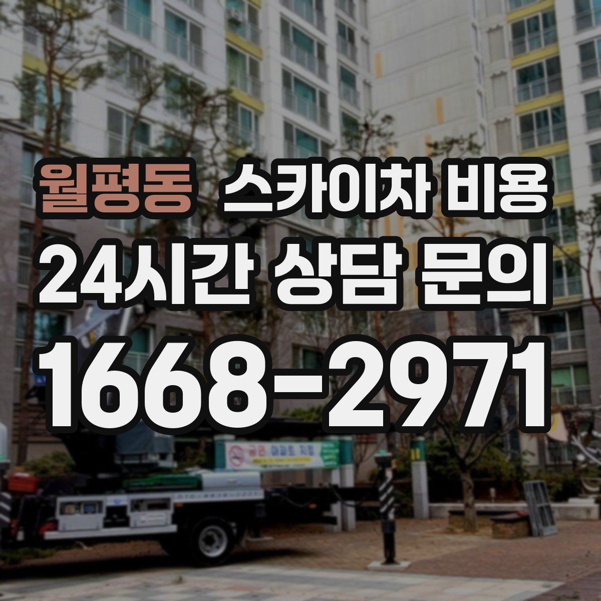 월평동 스카이차 비용