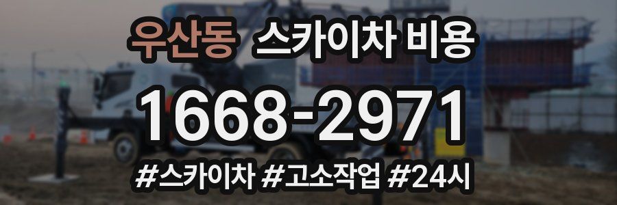 우산동 스카이차 비용