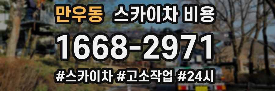 만우동 스카이차 비용