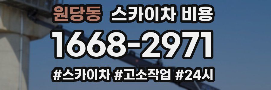 원당동 스카이차 비용