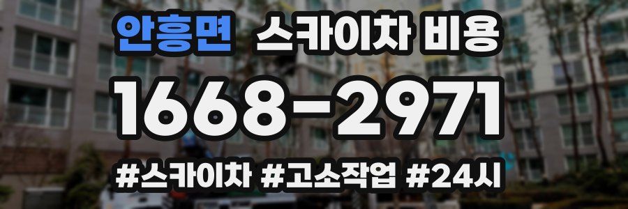 안흥면 스카이차 비용