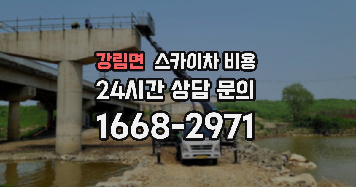 강림면 스카이차 비용