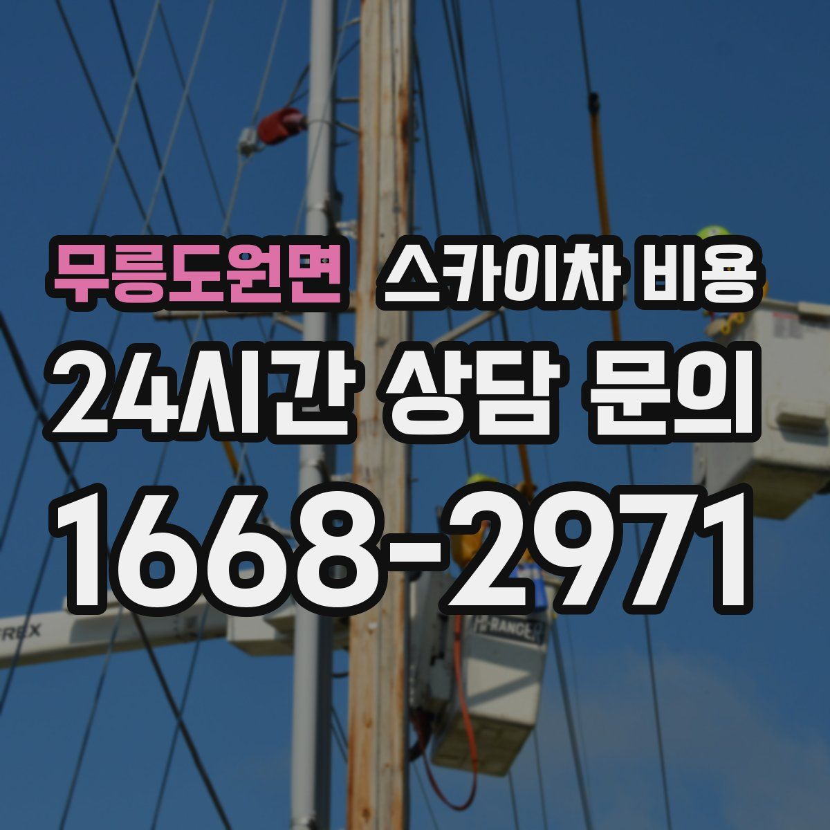 무릉도원면 스카이차 비용