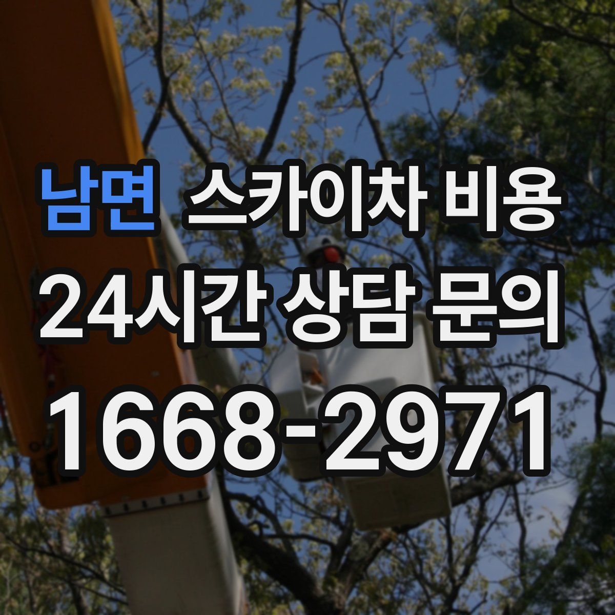 남면 스카이차 비용