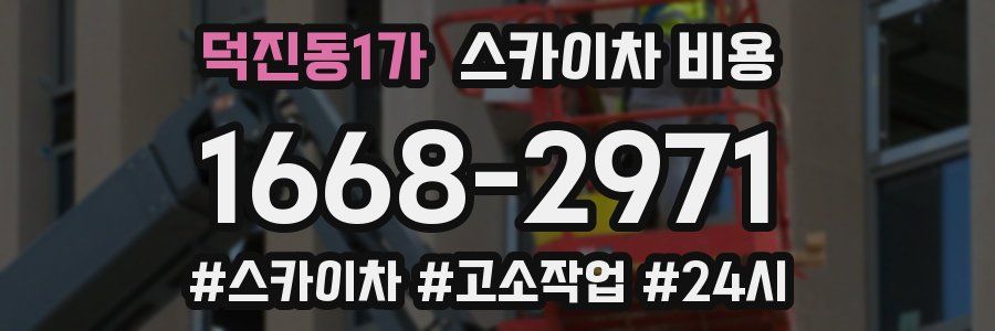 덕진동1가 스카이차 비용