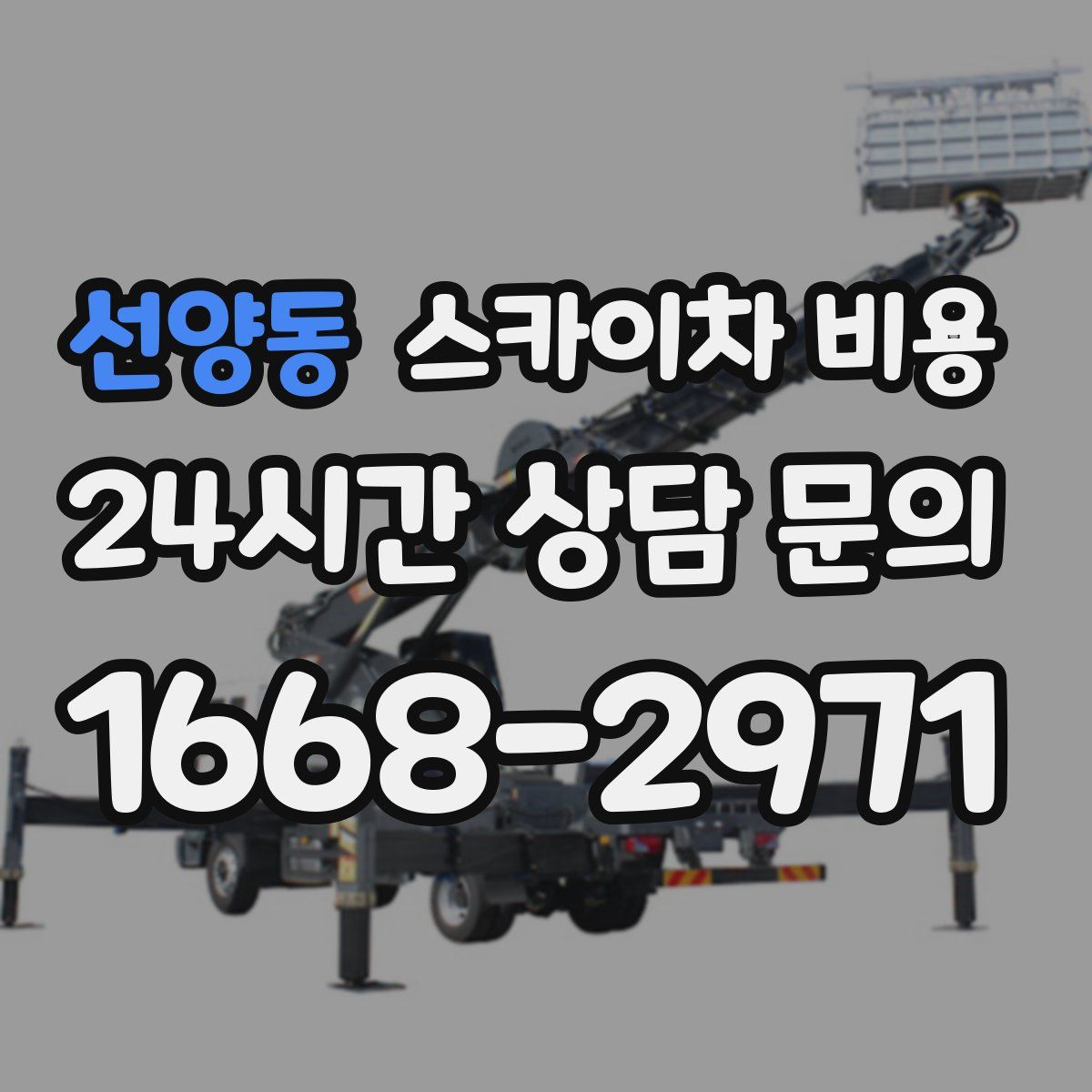 선양동 스카이차 비용