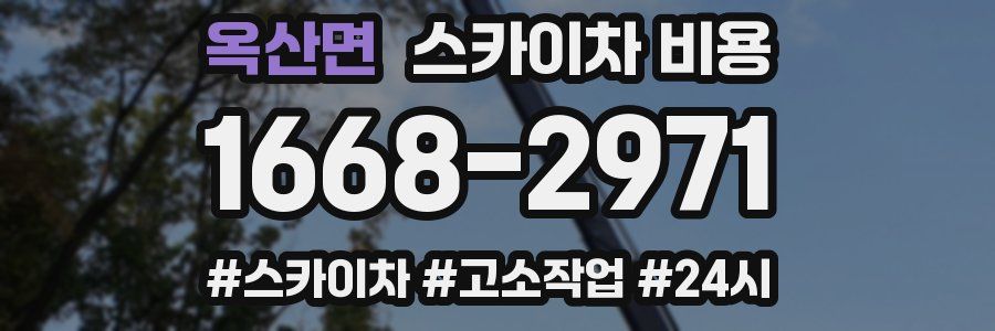 옥산면 스카이차 비용