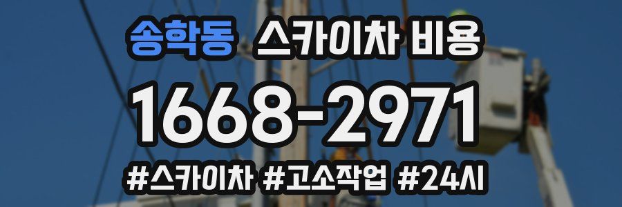 송학동 스카이차 비용