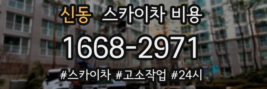 신동 스카이차 비용