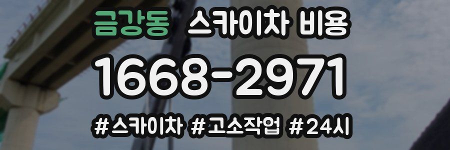 금강동 스카이차 비용