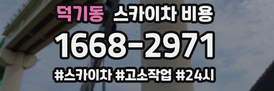 덕기동 스카이차 비용