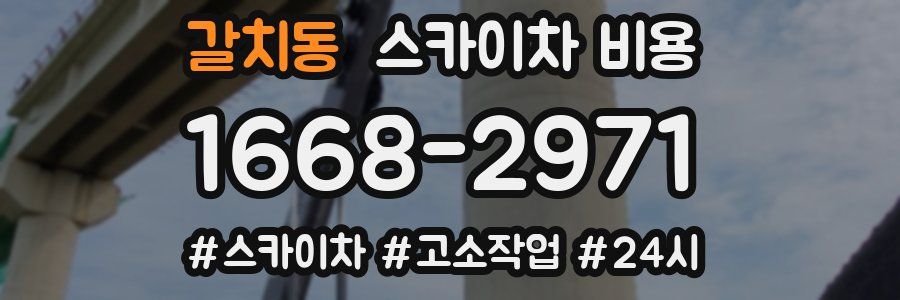 갈치동 스카이차 비용