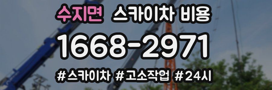 수지면 스카이차 비용