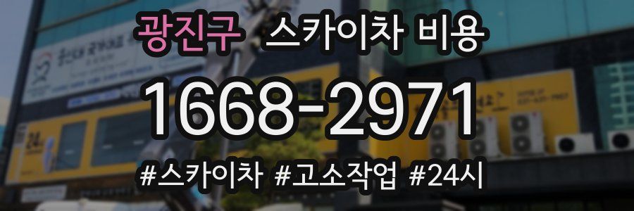 광진구 스카이차 비용