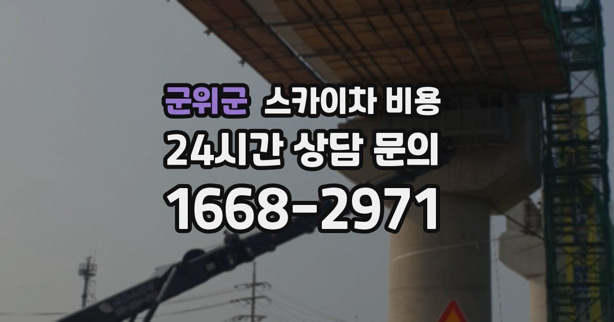 군위군 스카이차 비용