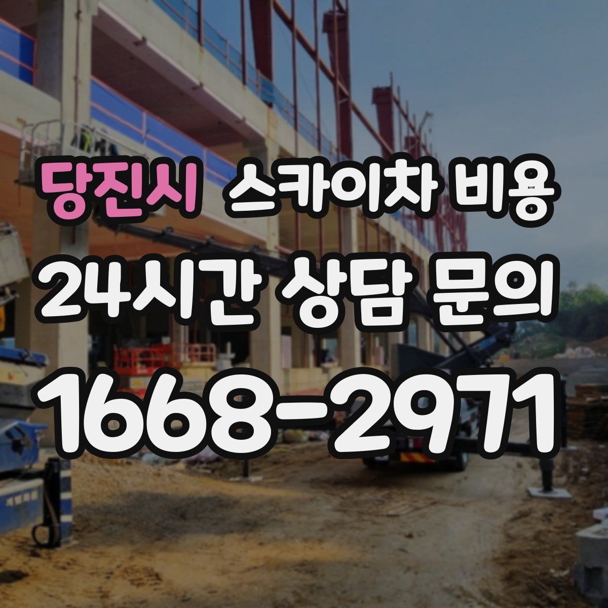 당진시 스카이차 비용