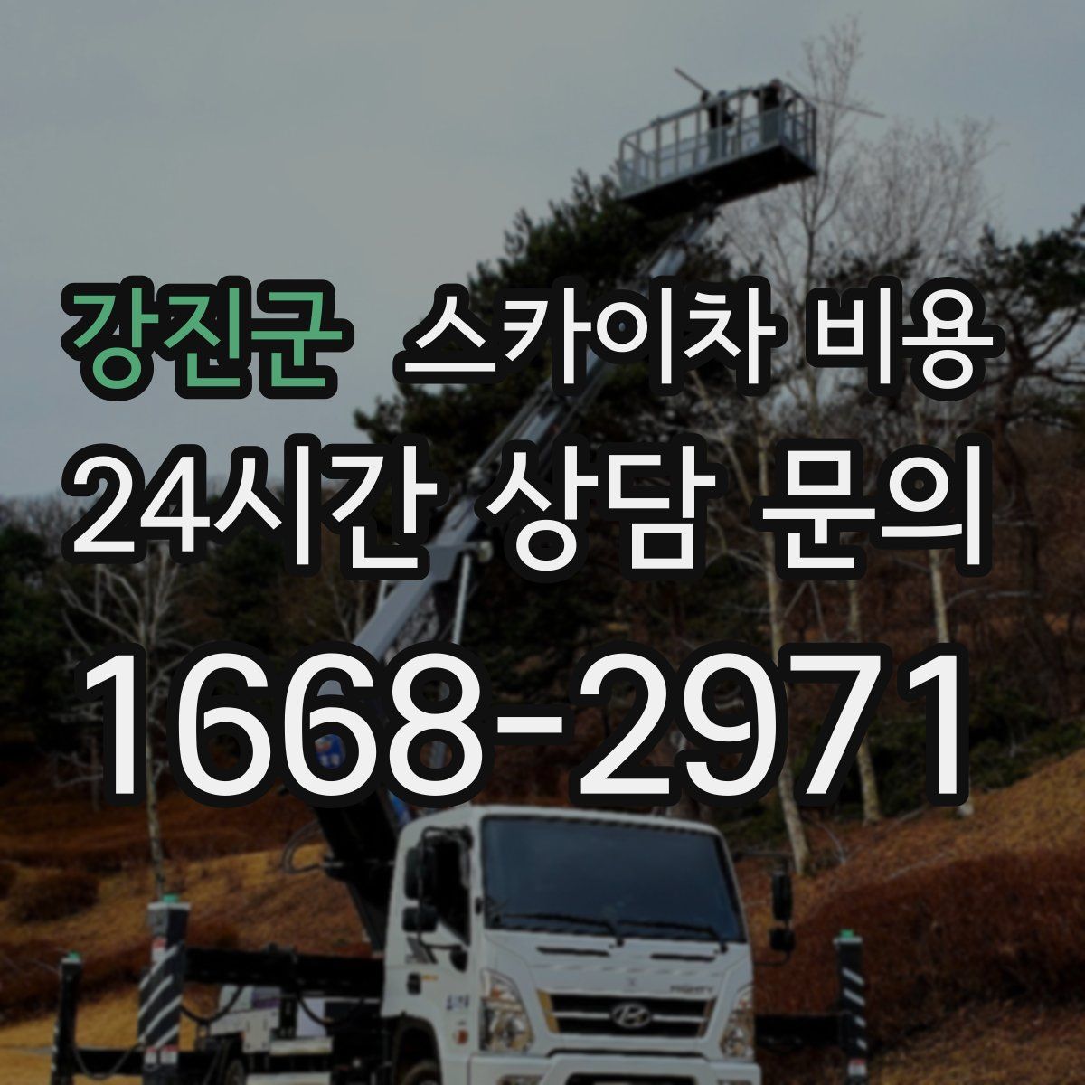 강진군 스카이차 비용