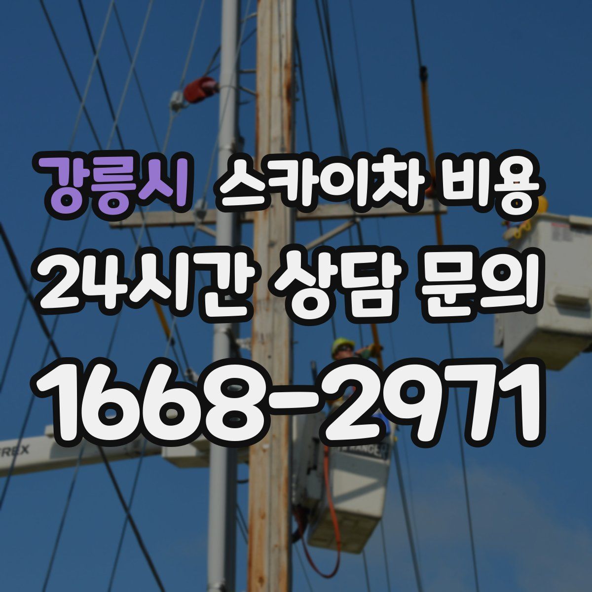 강릉시 스카이차 비용