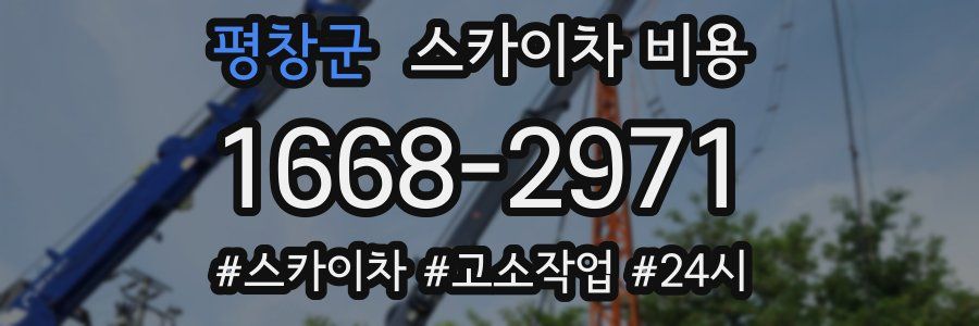 평창군 스카이차 비용