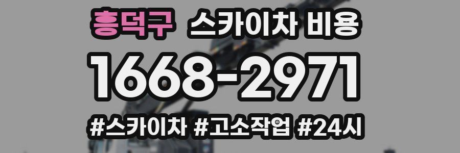 흥덕구 스카이차 비용