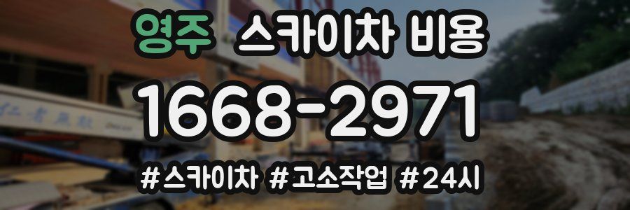영주 스카이차 비용