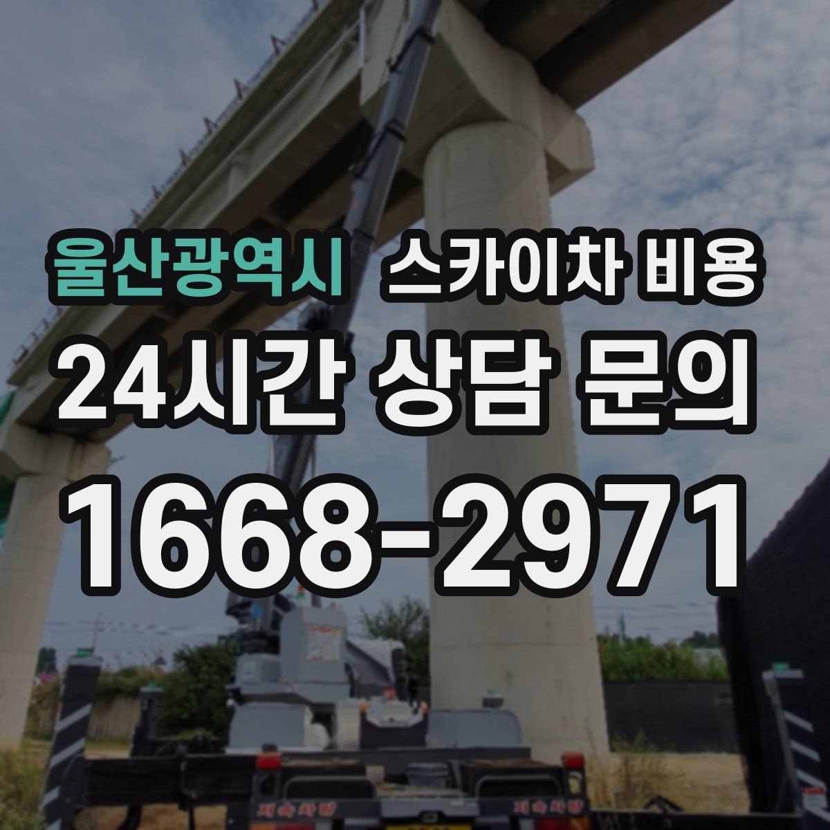 울산광역시 스카이차 비용