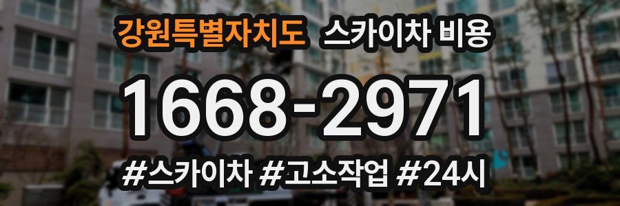 강원특별자치도 스카이차 비용