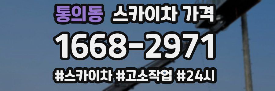 통의동 스카이차 가격