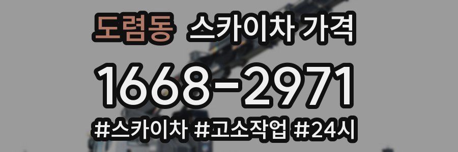 도렴동 스카이차 가격