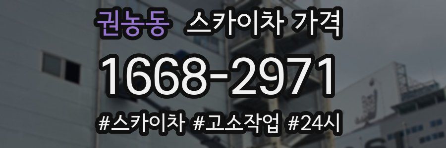 권농동 스카이차 가격