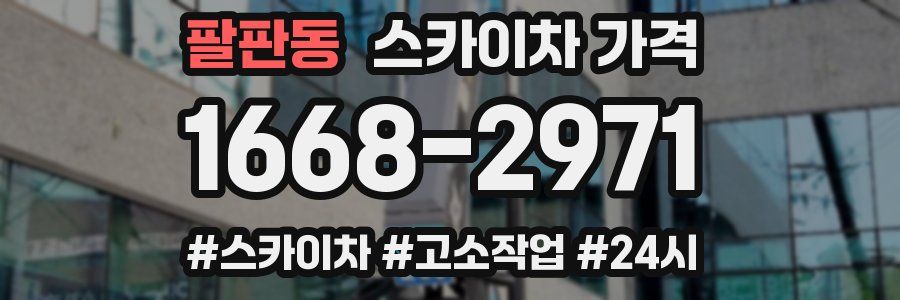 팔판동 스카이차 가격