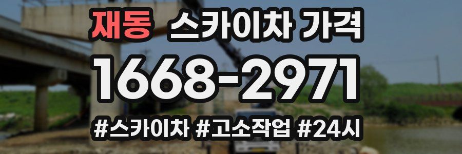 재동 스카이차 가격