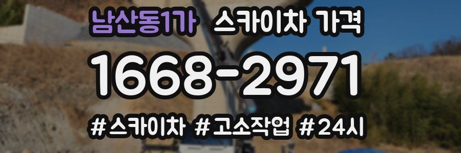 남산동1가 스카이차 가격