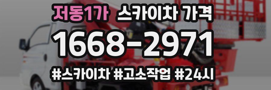 저동1가 스카이차 가격