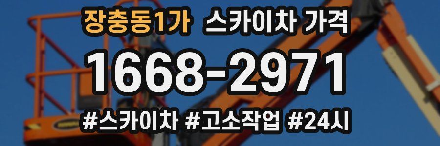 장충동1가 스카이차 가격