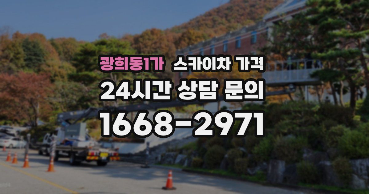 광희동1가 스카이차 가격