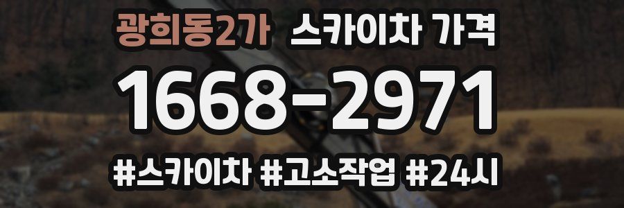 광희동2가 스카이차 가격