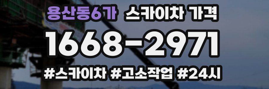 용산동6가 스카이차 가격