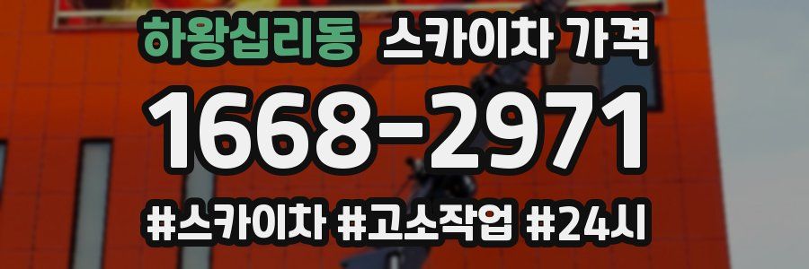 하왕십리동 스카이차 가격