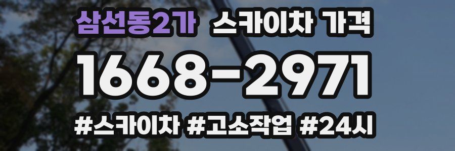 삼선동2가 스카이차 가격