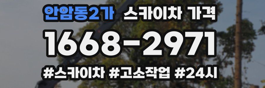 안암동2가 스카이차 가격