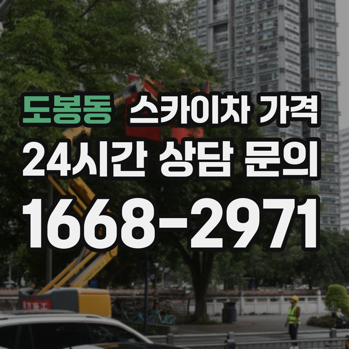 도봉동 스카이차 가격