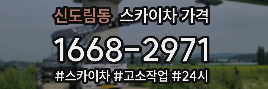 신도림동 스카이차 가격