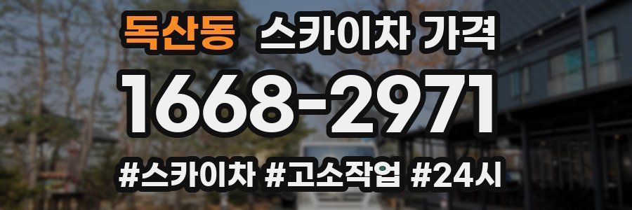 독산동 스카이차 가격