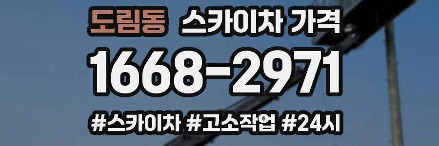 도림동 스카이차 가격