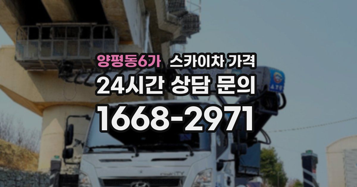 양평동6가 스카이차 가격