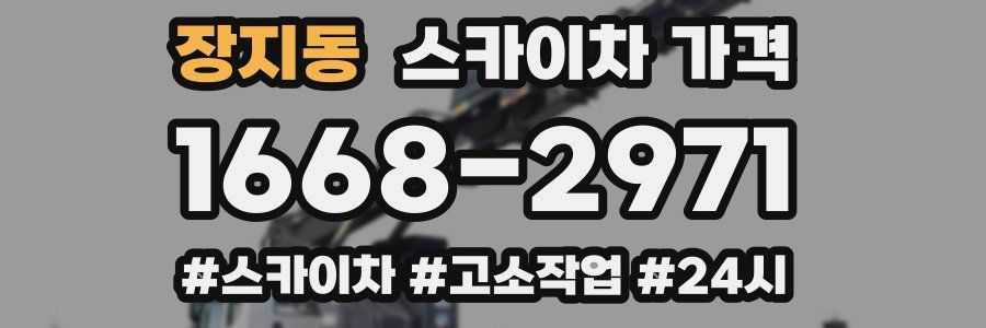 장지동 스카이차 가격