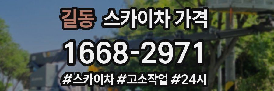 길동 스카이차 가격